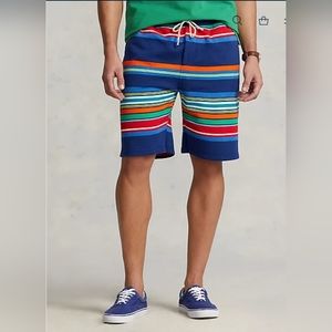 Polo Ralph Lauren Men Big & Tall Striped Fleece Short